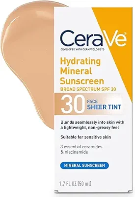 2. CeraVe Tinted Sunscreen with SPF 30