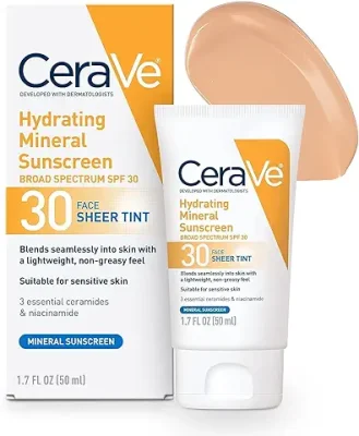1. CeraVe Tinted Sunscreen with SPF 30
