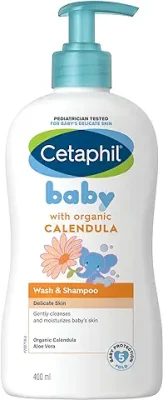 12. Cetaphil Baby Wash & Shampoo with Organic Calendula (400ml)