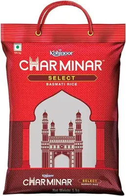 14. Charminar Select Basmati Rice 5 KG | Value Basmati rice