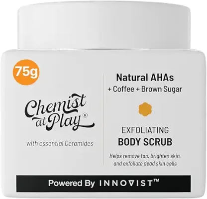 3. Chemist at Play Exfoliating Body Scrub For Removing Tan & Dead Skin Cells