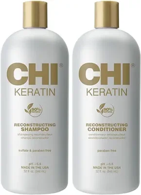 11. CHI Moisturize It Duo Keratin Shampoo & Conditioner, 32oz