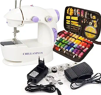 6. CHILLAXPLUS sewing machine with 24 Thread Kit for home tailoring