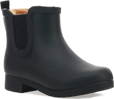 6. Chooka Women's Waterproof Plush Chelsea Bootie Chelsea Boot