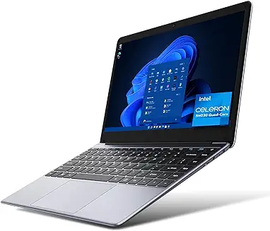 3. Chuwi HeroBook Pro 14.1" Laptop, 8GB RAM 256GB SSD, Windows 11 Laptop, 1TB SSD Expand, Intel Celeron N4020(up to 2.8GHz), FHD IPS Display, Ultra Slim, Mini-HDMI, USB3.0, Webcam,TF Card