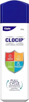 9. Cipla Clocip Antifungal Powder 100gm (Pack of 2)