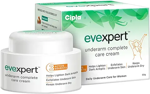 7. Cipla Health Evexpert Underarm Complete Care Cream 50g