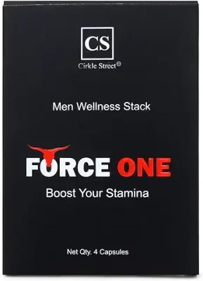 12. CIRKLE STREET Force One Ayurvedic Capsules For Men for Energy Management (Pack of 4 Capsules)