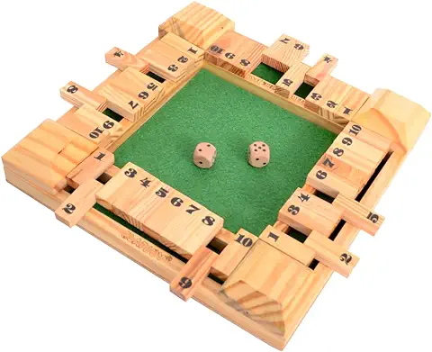 8. Clapjoy Shut The Box Dice Game for Kids & Adults