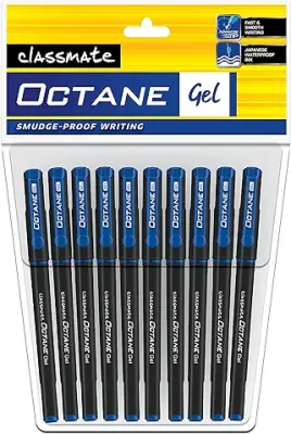 5. Classmate Octane- Blue Gel Pens