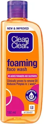 12. Clean & Clear Foaming Face Wash For Oily Skin, 150ml