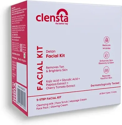 6. Clensta DETAN Facial Kit For Women & Men