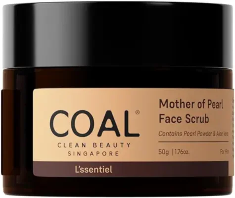 10. Coal Clean Beauty Mother of Pearl Face Scrub Men