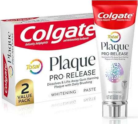14. Colgate Total Plaque Pro Release Whitening Toothpaste