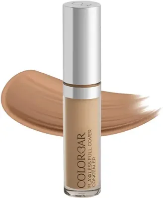 11. Colorbar New Flawless Matte Finish Full Cover Liquid Concealer (Silk, 6 ml)