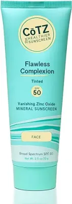 10. CoTZ Flawless Complexion Tinted Facial Mineral Sunscreen
