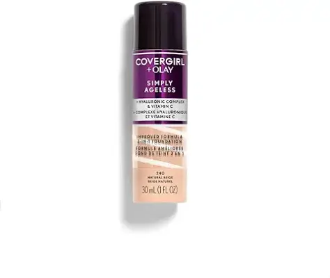 10. COVERGIRL+OLAY Simply Ageless 3-in-1 Liquid Foundation