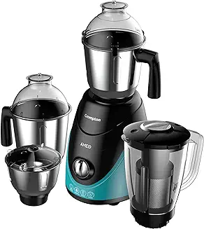 3. Crompton Ameo 750-Watt Mixer Grinder with MaxiGrind and Motor Vent-X Technology