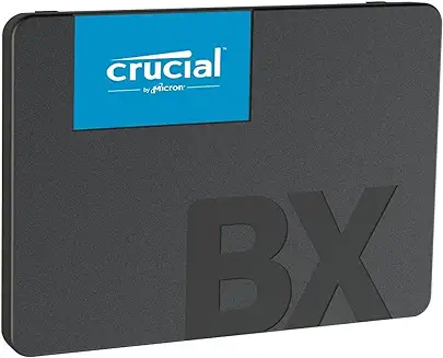 2. Crucial BX500 500GB 2.5-inch SATA 3D NAND Internal SSD Upto 550 MB/s