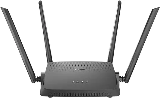 6. D-Link DIR-825/IIN/J1 MU-MIMO Gigabit Wireless Router, Dual Band, 1200 Mbps Wi-Fi Speed, 5 Gigabit Port, 4 External Antenna, Router | Dual_Band, Access Point |Repeater Mode, Black