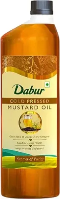 1. Dabur Cold Pressed Mustard Oil 1L