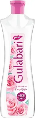 1. Dabur Gulabari Premium Rose Water - 400ml | With No Paraben | Cleanses, Hydrates & Moisturises Skin | Balances & Restores Skin's pH Levels | For All Skin Types