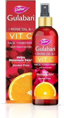 6. Dabur Gulabari Rose Oil & Vitamin C Face Toner Mist