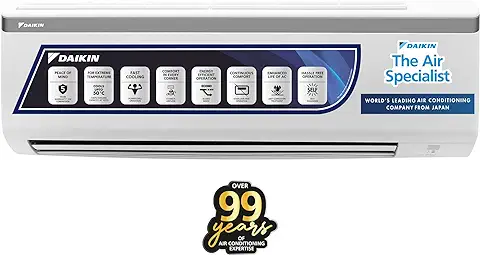2. Daikin 0.8 Ton 3 Star, Fixed Speed Split AC (Copper, PM 2.5 Filter, 2022 Model, FTL28U, White)