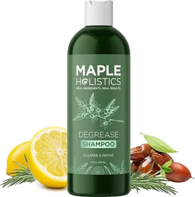 4. Degrease Shampoo for Oily Hair Care - Clarifying Shampoo for Oily Hair and Oily Scalp Care - Deep Cleansing Oily Hair Shampoo for Greasy Hair and Scalp Cleanser for Build Up with Essential Oils