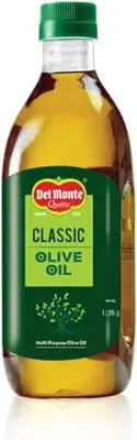 7. Del Monte Classic Olive Oil, Ideal for Continental & Shallow Frying, Nourishes Skin & Hair, 1L