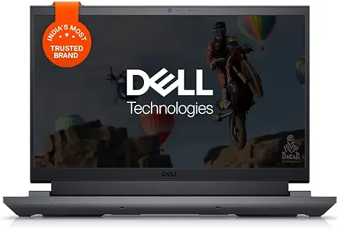 4. Dell G15 5520 Gaming Laptop, Intel i5-12500H/16GB DDR5/1TB SSD/15.6" (39.62cm) FHD WVA AG 120Hz 250 nits/NVIDIA RTX 3050, 4 GB GDDR6/Win 11 + MSO'21/15 Months McAfee/Backlit KB/Dark Shadow Grey/2.81kg