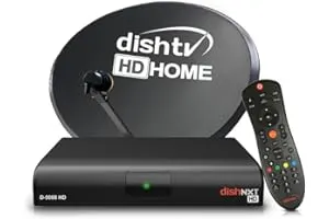 8. Dishtv Set Top Box | HD | DTH Connection | 1 Month Family Saver Pack | Hindi | Free Installation + 7 HD Channels at No Extra Cost & Popular Channels - Sony max, Star Plus, ZeeTV, Star Gold