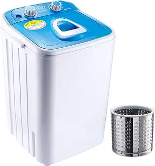 6. DMR 46-1218 Single Tub Washing Machine with steel dryer basket - Blue