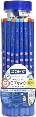 13. Doms Groove Super Dark HB/2 Graphite Pencils Jar Pack