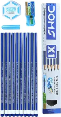 3. DOMS X1 Xtra Super Dark Pencils Box Pack