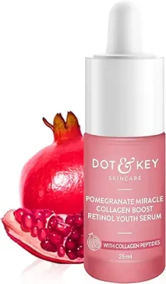 11. DOT & KEY 0.9% Retinol Serum for Face with Pomegranate | Anti Aging Serum |Reduces Fine Lines & Wrinkles |Boosts Collagen |For Mature, Combination & Dry Skin |With Peptides & Vitamin E Infused | 25ml