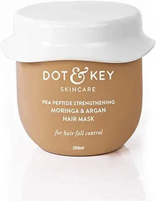 7. DOT & KEY Pea Peptide Strengthening Moringa & Argan Hair Mask