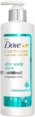 7. Dove Hair Therapy Dry Scalp Care Moisturizing Conditioner, Sulphate Free, No Parabens & Dyes, With Niacinamide to relieve scalp dryness for smooth hair, 380 ml