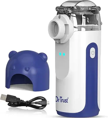6. Dr Trust USA Portable Mesh Nebulizer Machine Ideal