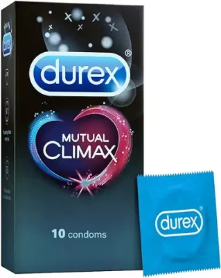 11. Durex Mutual Climax Condoms for Men & Women - 10 Count