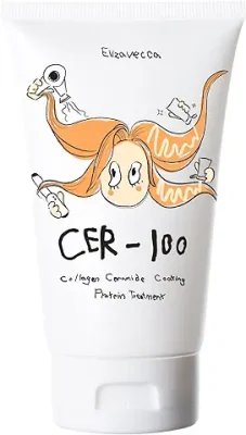 3. Elizavecca CER-100 Collagen Coating Hair Protein Treatment 100ml Ceramide Straightener & Treatment for Damaged Keratin Hair Care