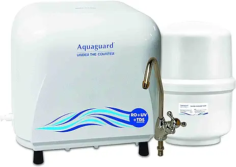 15. Eureka Forbes Aquaguard UTC RO+UV+MTDS Water Purifier from Eureka Forbes,8-litres,Biotron Technology,White