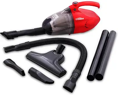 11. Eureka Forbes Compact 700 Watts Powerful Suction & Blower Vacuum Cleaner with Washable HEPA Filter & 6 Accessories,Compact,1 Year Warranty,Light Weight & Easy to use (Red & Black)