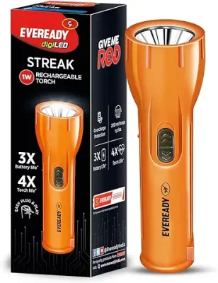 8. Eveready Led Rechargeable Torch Light