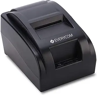 12. Everycom EC-58 58mm (2 Inches) Direct Thermal Printer- Monochrome Desktop (1 Year Warranty) (USB)