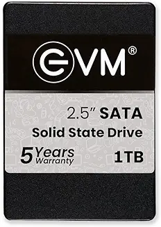 13. EVM 1TB SSD - 2.5 Inch SATA Solid-State Drive - Faster Boot-Up and Load Times with Read Speeds up to 550MB/s & Write Speeds up to 500MB/s - High-Performance Storage with 5 Year Warranty (EVM25/1TB)