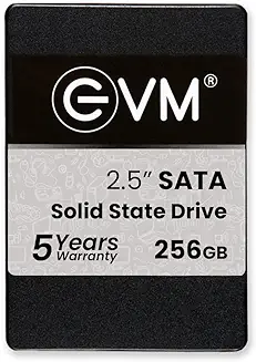 10. EVM 256GB SSD - 2.5 Inch SATA Solid-State Drive - Faster Boot-Up & Load Times with Read Speeds up to 500MB/s & Write Speeds up to 400MB/s - High-Performance Storage with 5 Year Warranty (EVM25/256GB)