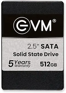3. EVM 512GB SSD - 2.5 Inch SATA Solid-State Drive - Faster Boot-Up and Load Times with Read Speeds up to 530MB/s & Write Speeds up to 440MB/s - High-Performance Storage with 5 Year Warranty (EVM25/512GB)