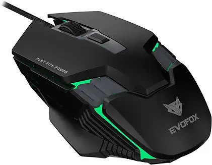 7. EvoFox Spectre USB Wired Gaming Mouse with Upto 3600 DPI Gaming Sensor