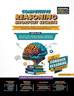 4. Examcart Competitive Reasoning Shortcut Secrets Textbook by Ankush Lamba Sir for All Government Exams